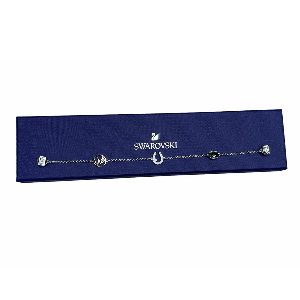 Swarovski Wish Stand  Lucky Horseshoe Motif Bracelet Large